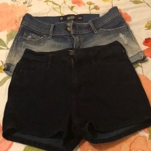Hollister jean shorts
